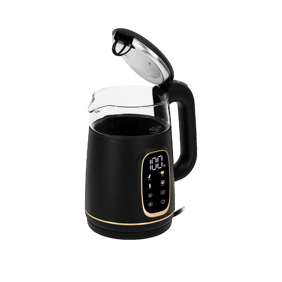 ADLER Bouilloire Adler Europe AD 1305 Noir et Or