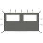 Voir la diapositive 1 : VIDAXL Paroi laterale de belvedere avec fenetres 4x2 m Anthracite