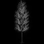 VIDAXL Sapin de Noël 1200 LED blanc froid Cerisier en fleurs 400 cm