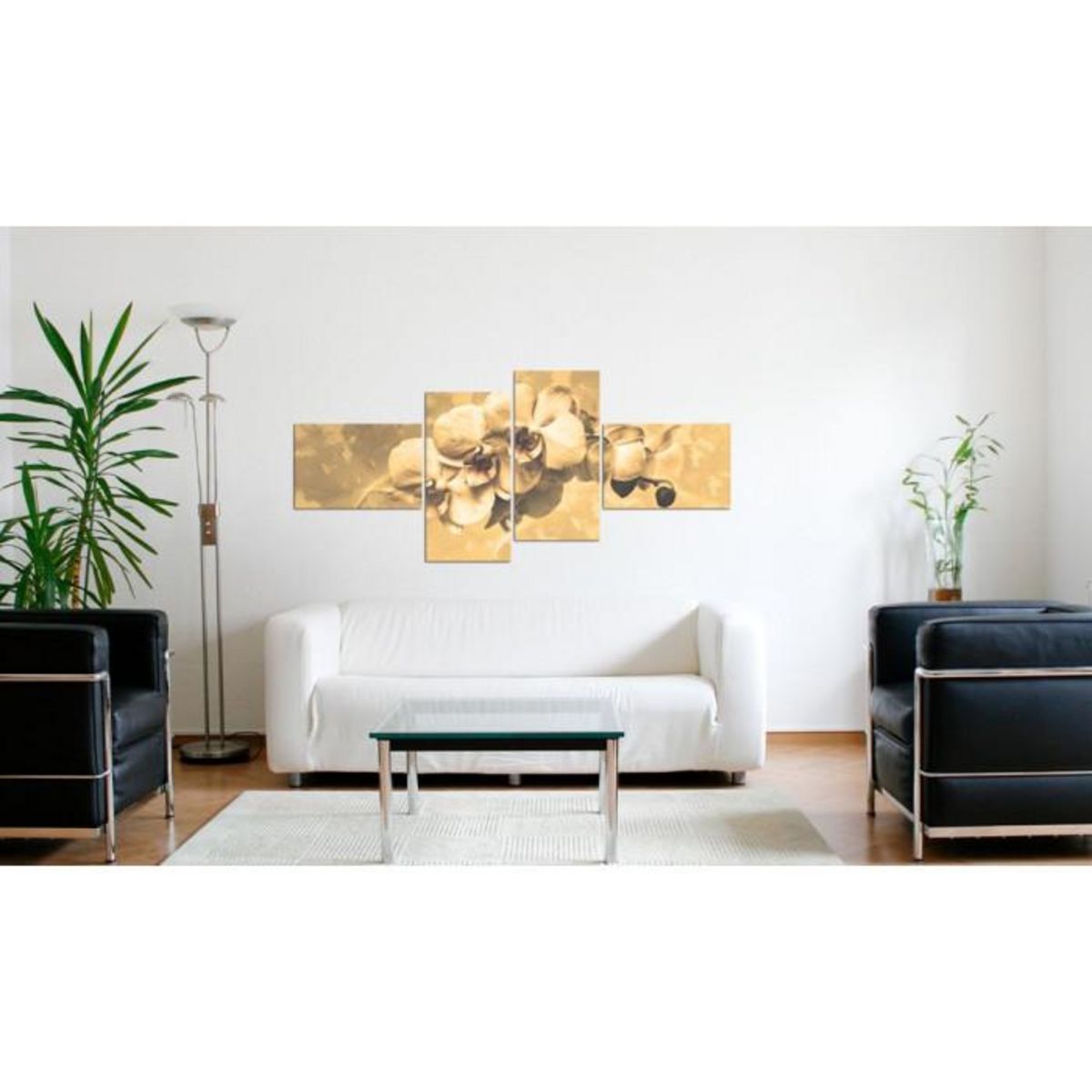 Paris Prix Tableau Imprimé  Orchidées en Sépia