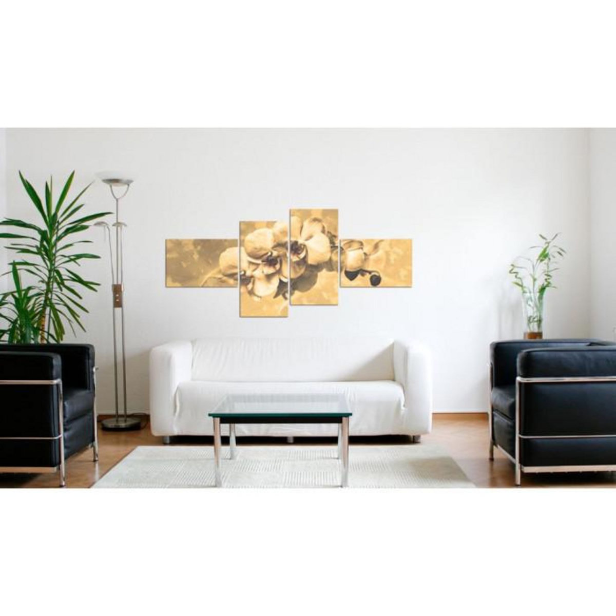 Paris Prix Tableau Imprimé  Orchidées en Sépia