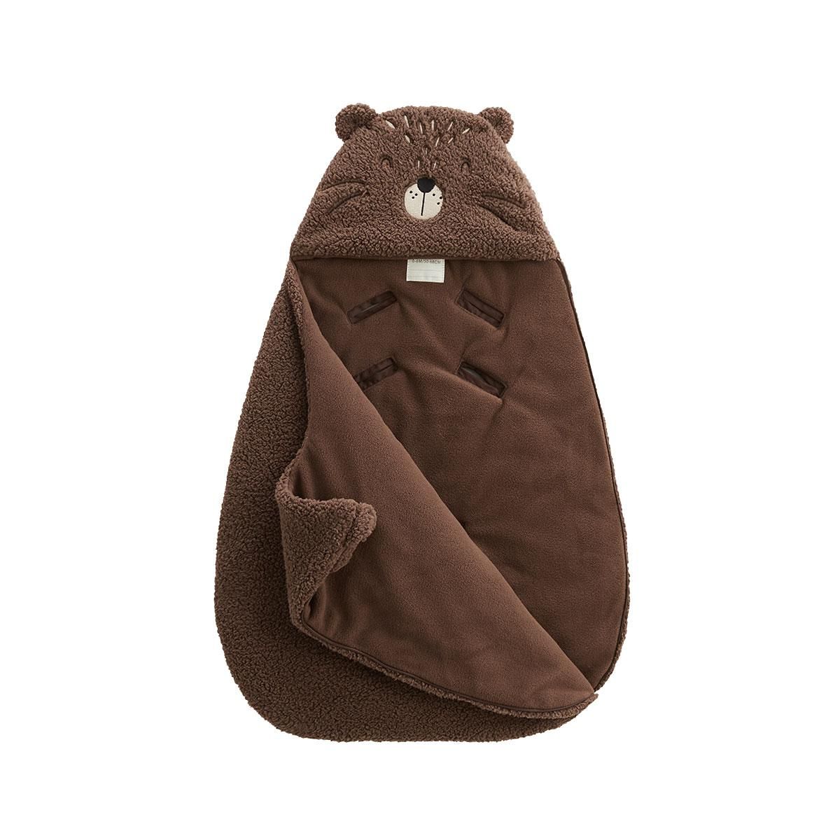 Petit Béguin Nid d'ange en sherpa Cracotte