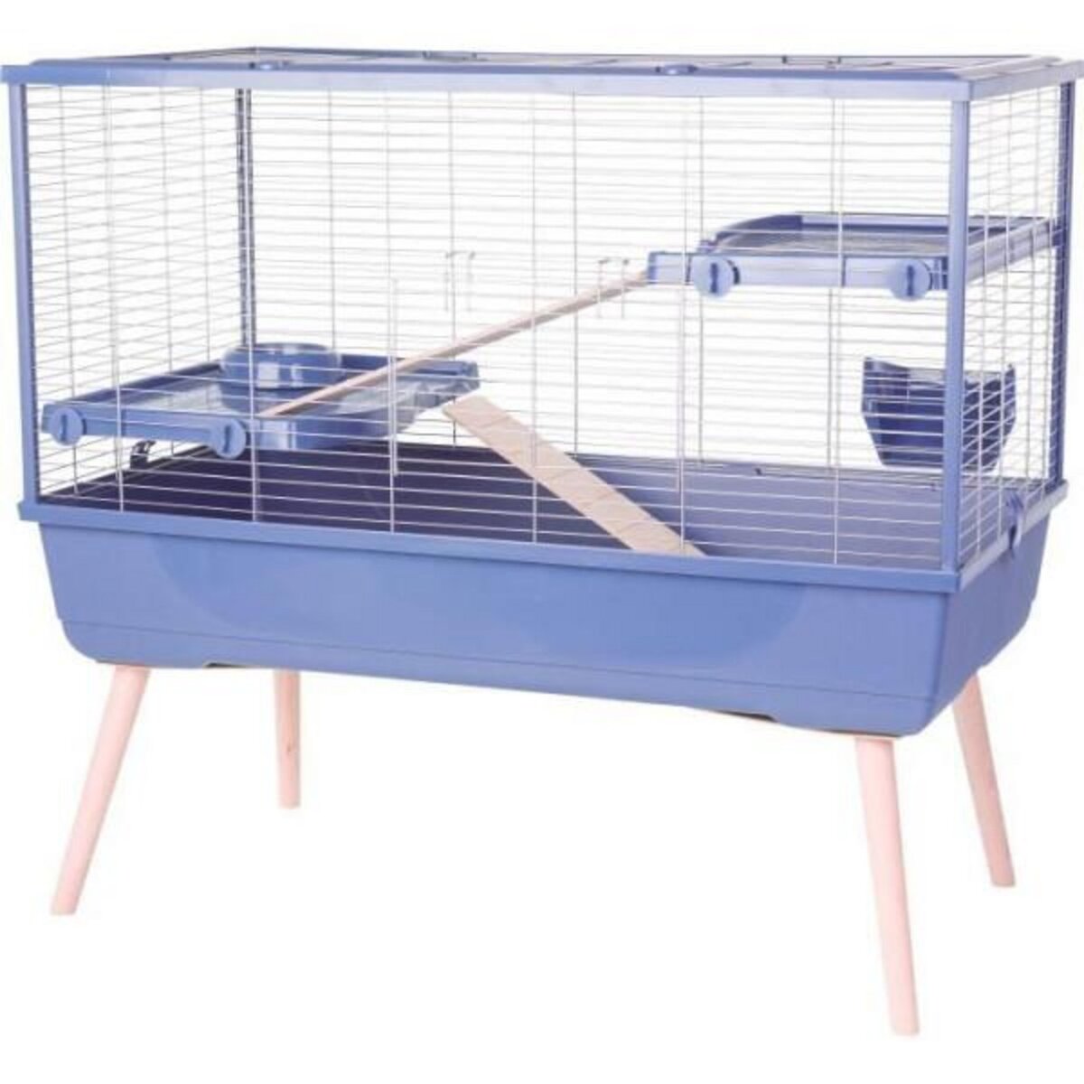 Zolux Cage grillagée lapin et rongeur sur pieds NeoLife 100 L - Zolux Bleu
