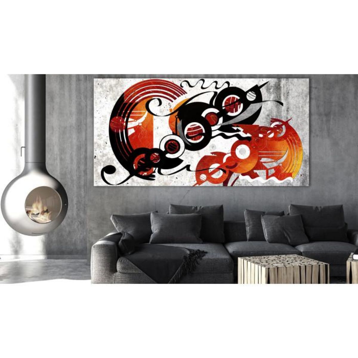 Paris Prix Tableau Imprimé  Music Creations Wide  60x120cm