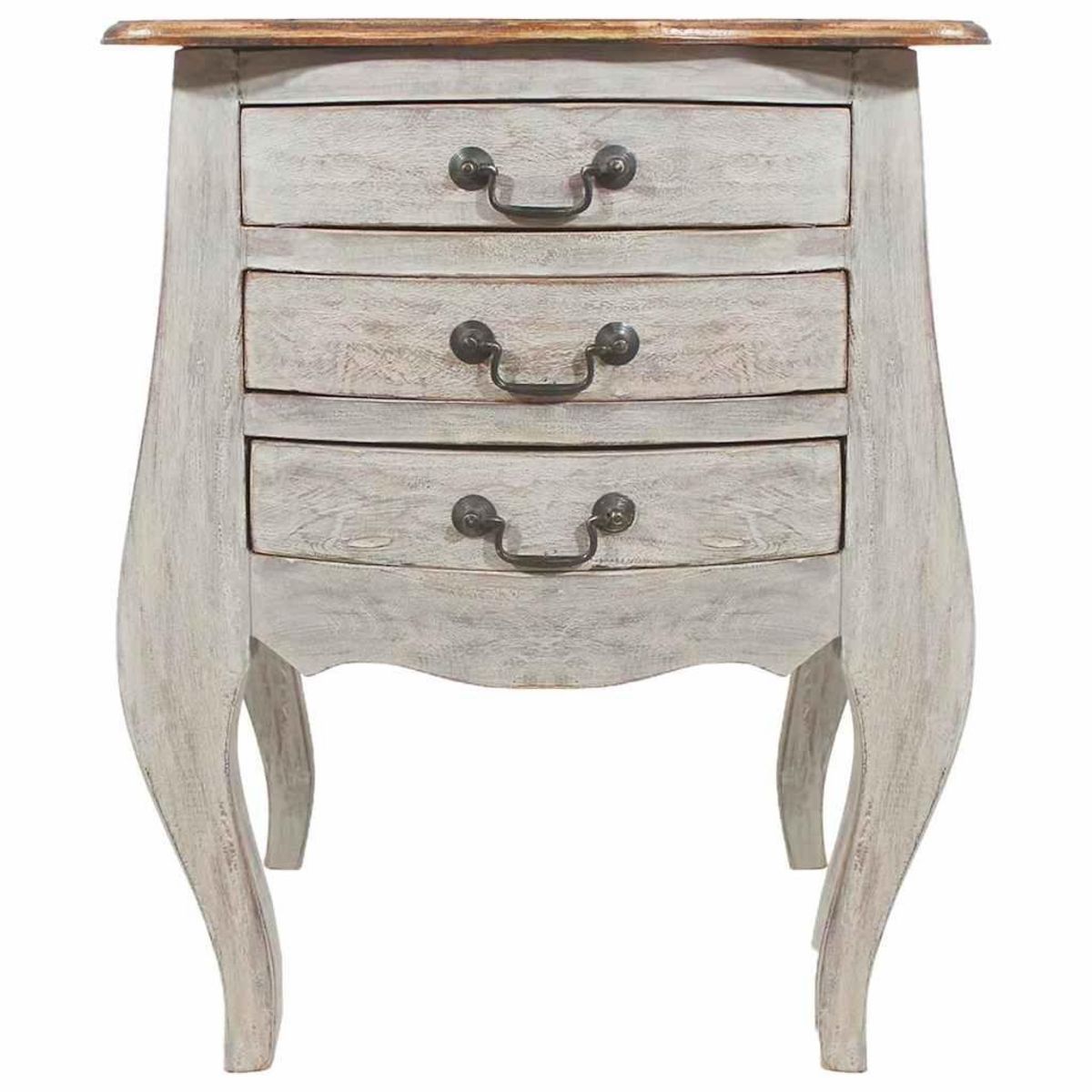 VIDAXL Table de chevet bois d'acajou massif 48x35x64 cm