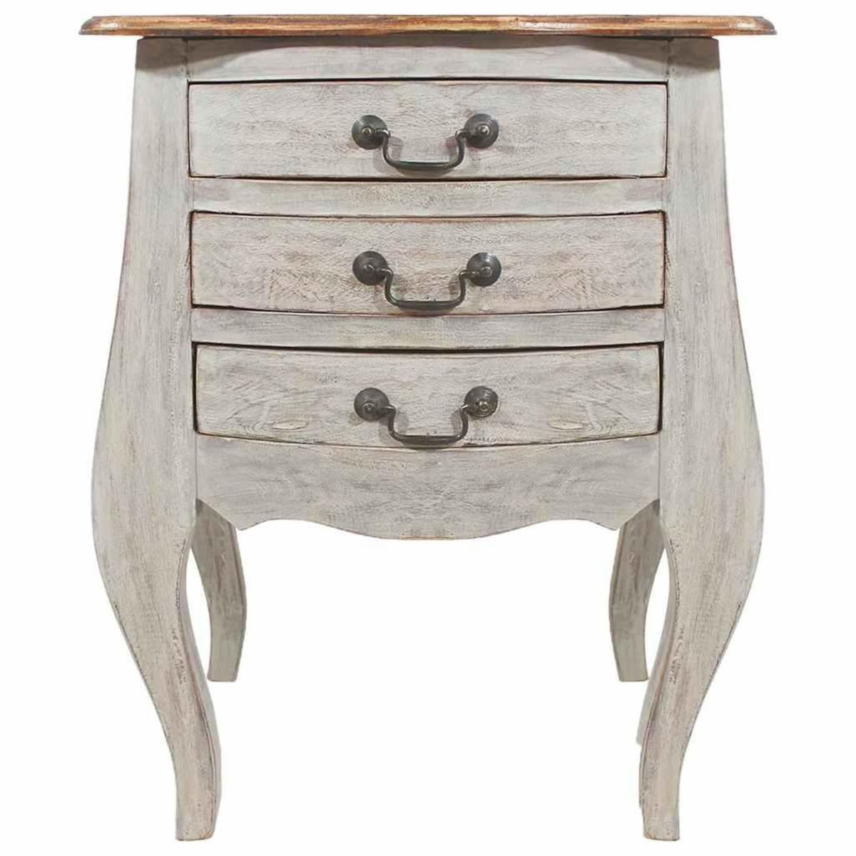 VIDAXL Table de chevet bois d'acajou massif 48x35x64 cm