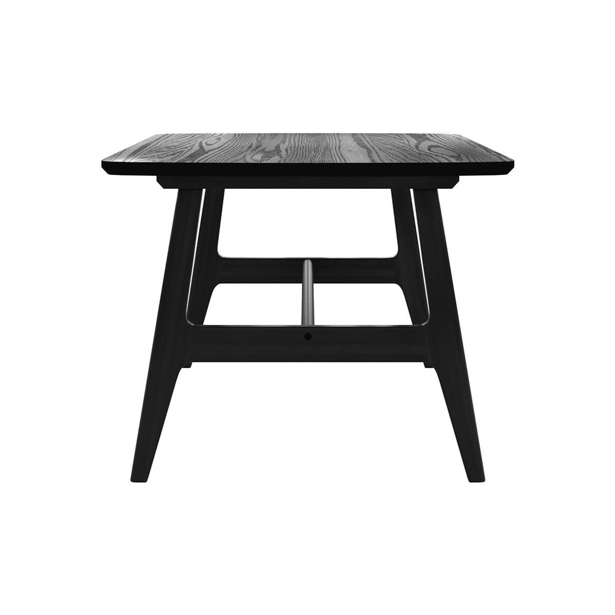 Rendez vous déco Table basse 120 cm en bois noir-Suly
