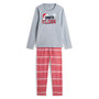 Voir la diapositive 3 : INEXTENSO Pyjama de noël gris homme