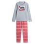 Voir la diapositive 3 : INEXTENSO Pyjama de noël gris homme