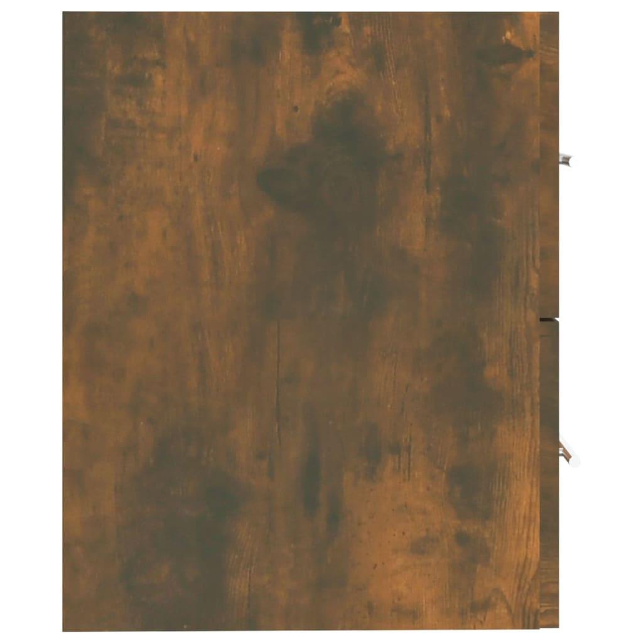 Voir la diapositive 4 : VIDAXL Armoire de lavabo Chene fume 60x38,5x48 cm Bois d'ingenierie