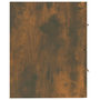 Voir la diapositive 4 : VIDAXL Armoire de lavabo Chene fume 60x38,5x48 cm Bois d'ingenierie