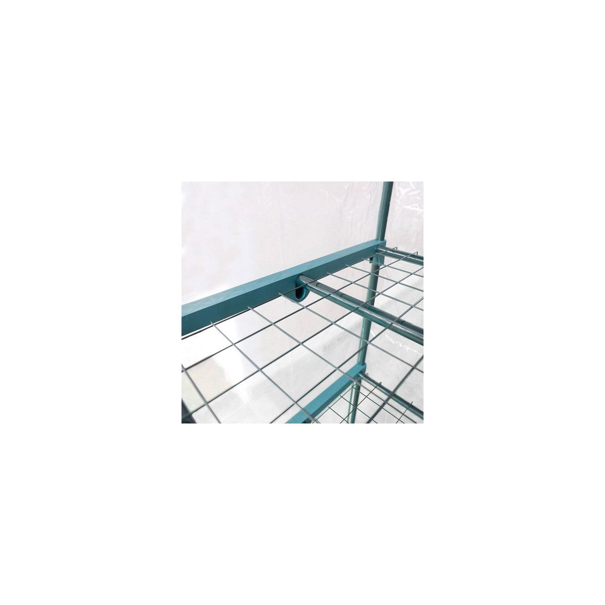 SUAN Serre à balcon 4 niveaux - Suan - En acier - Dimensions : 69 x 49 x 160 cm