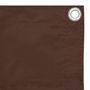 Voir la diapositive 3 : VIDAXL Ecran de balcon Marron 75x600 cm Tissu Oxford