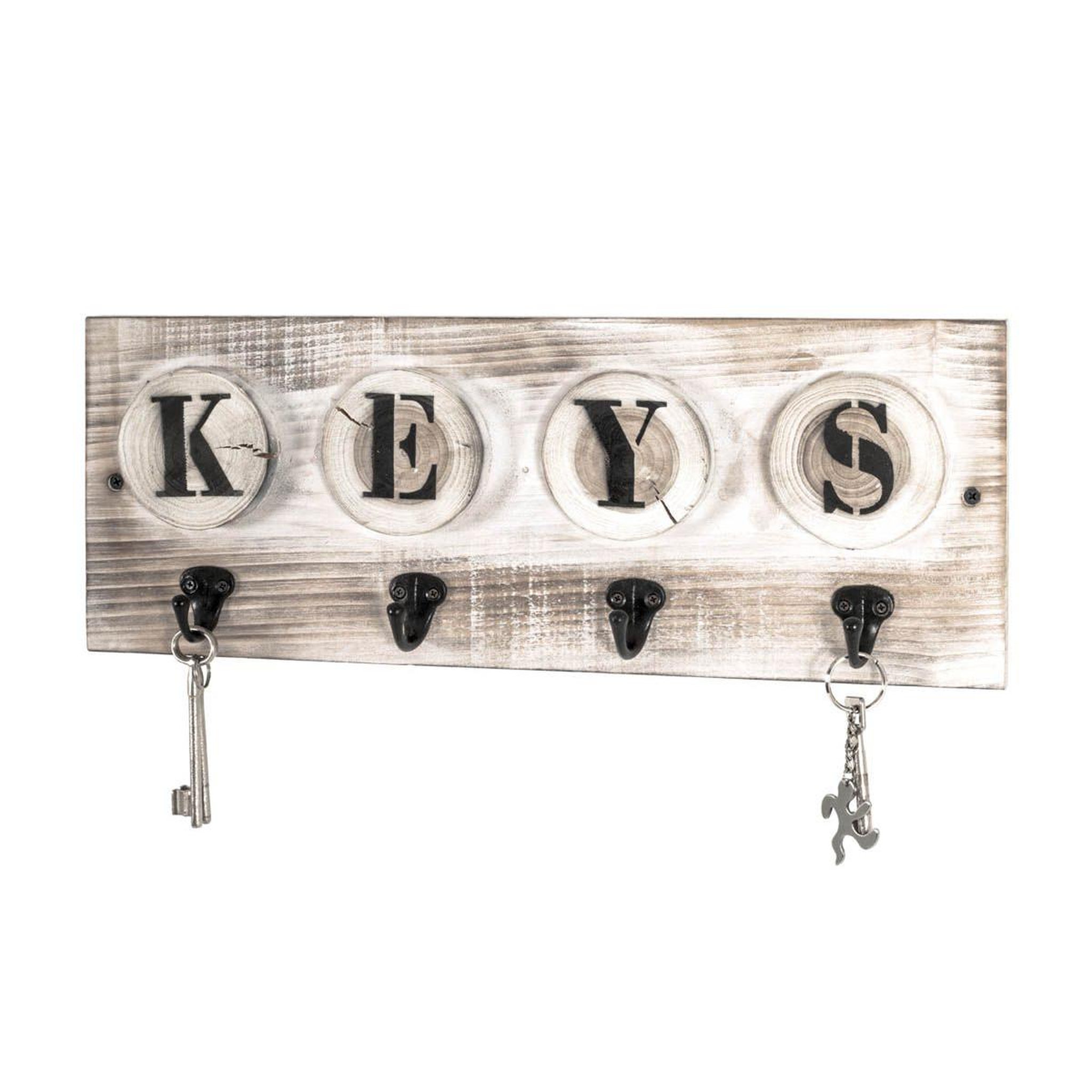 Voir la diapositive 2 : Paris Prix Porte-clés mural vintage  eliane  48cm beige