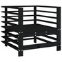 Voir la diapositive 3 : VIDAXL Chaises de jardin lot de 2 noir bois massif de pin