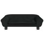 Voir la diapositive 3 : VIDAXL Lit pour chien noir 70x48x22 cm velours