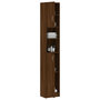 Voir la diapositive 4 : VIDAXL Armoire de bain Chene marron 32x25,5x190 cm Bois d'ingenierie