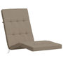 Voir la diapositive 4 : VIDAXL Coussins de chaise longue lot de 2 taupe tissu oxford