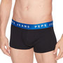 Voir la diapositive 2 : Pepe Jeans 2x Boxers Noir/Gris Homme Pepe Jeans PMU
