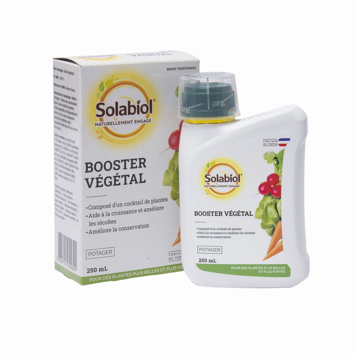 SOLABIOL Biostimulant booster vegetal potager 250ml