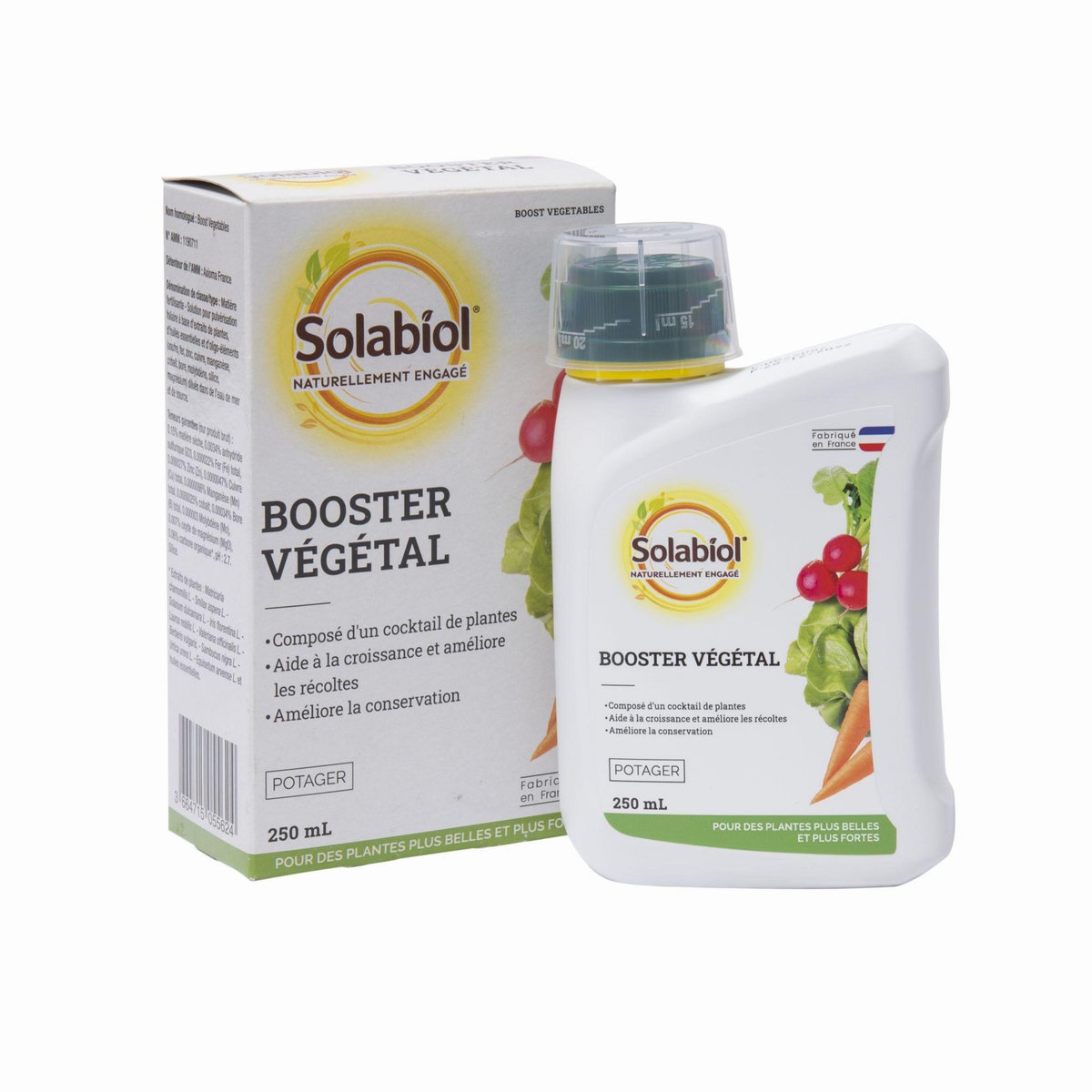 SOLABIOL Biostimulant booster vegetal potager 250ml