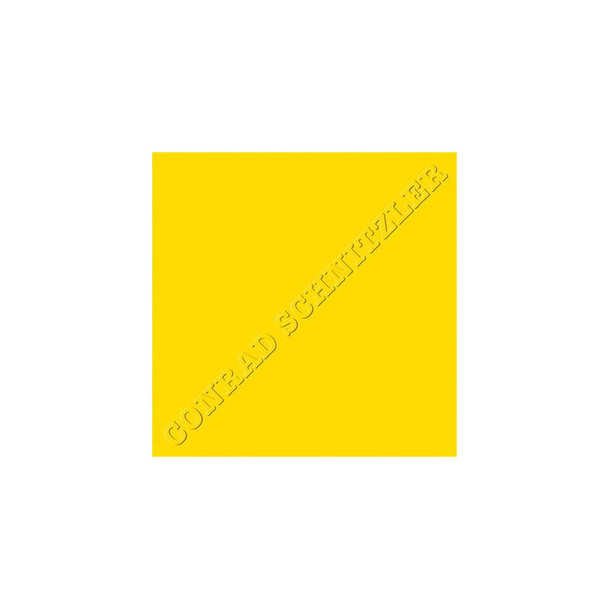 Vinyle lp conrad schnitzler « gelb » 50e anniversaire édition limitée numérotée, vinyle jaune 1 lp