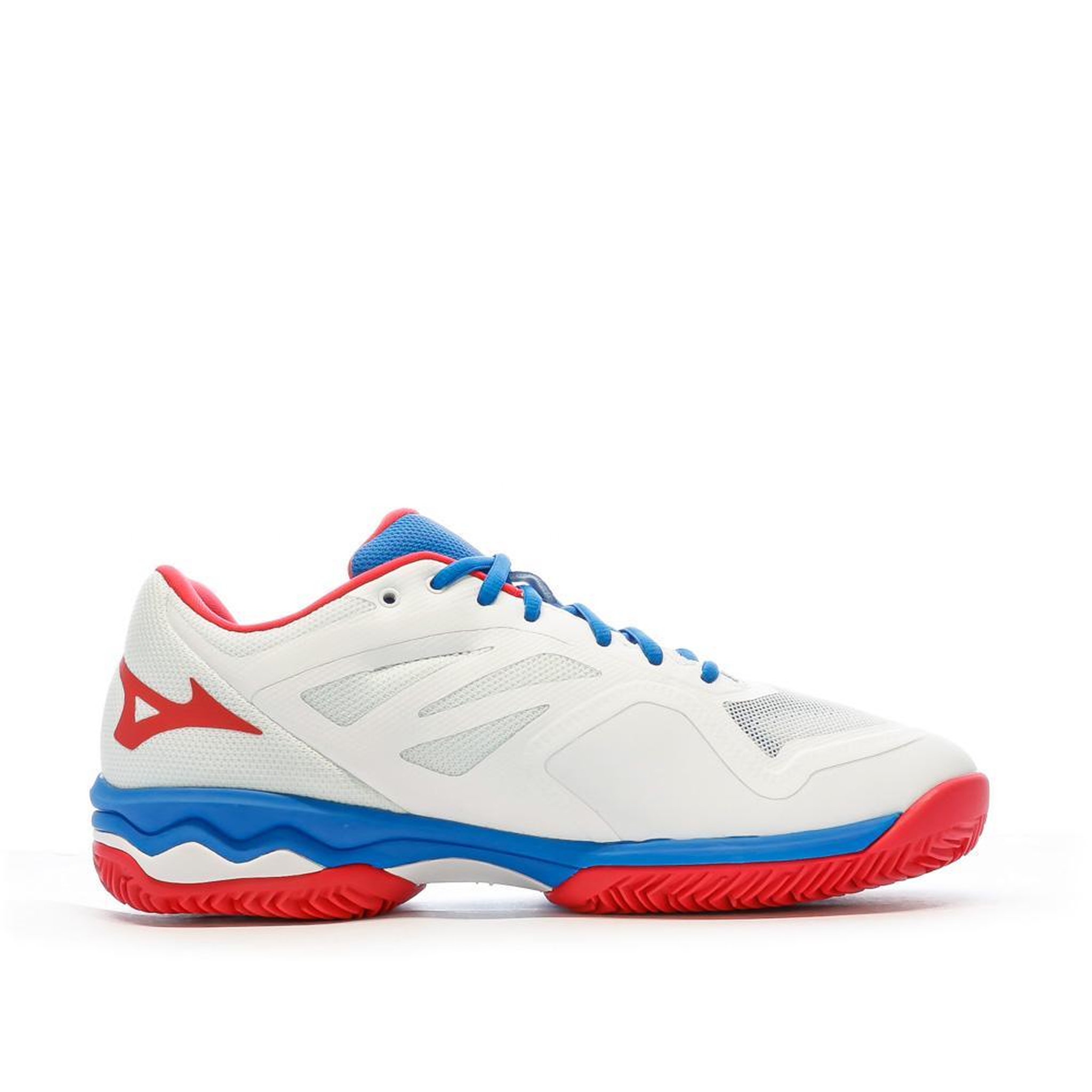 Voir la diapositive 2 : Mizuno Chaussures de Padel Blanc/Rouge Homme Mizuno Wave Exceed Light