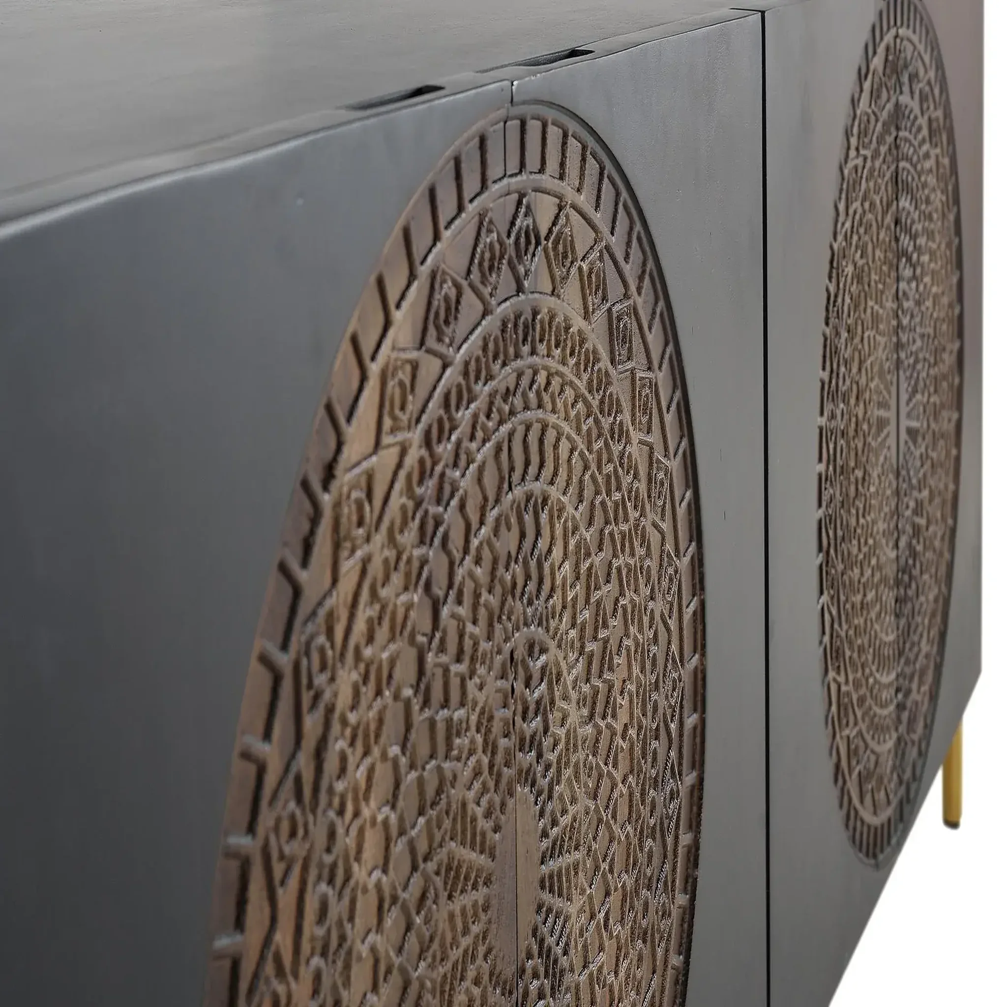 Voir la diapositive 2 : GINER Y COLOMER SL Buffet en bois de manguier 173cm style rustique ethnique