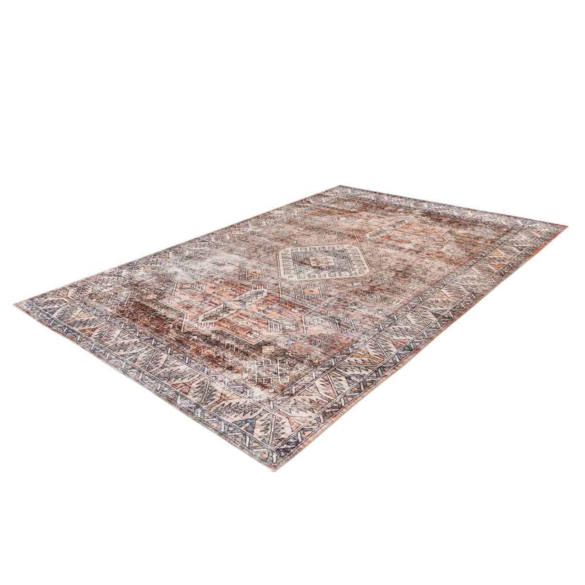 Voir la diapositive 2 : Paris Prix Tapis Tissé à Poils Courts Vintage  Ilian VI  Terracotta