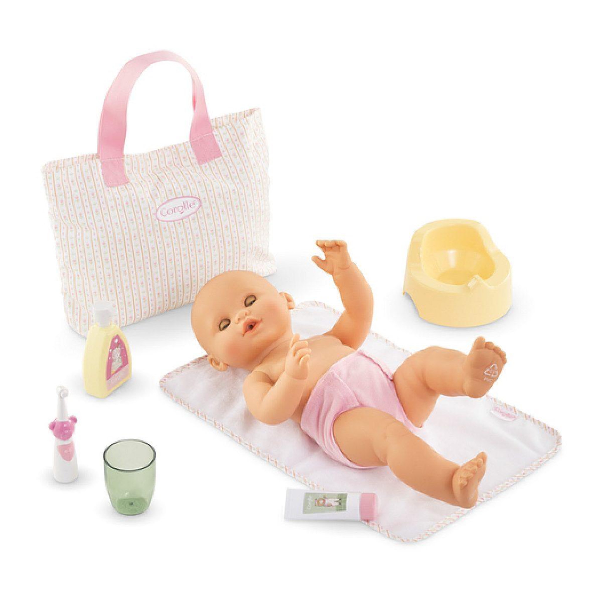 Voir la diapositive 4 : Corolle Bb30/36 coffret accessoires a langer tulipes