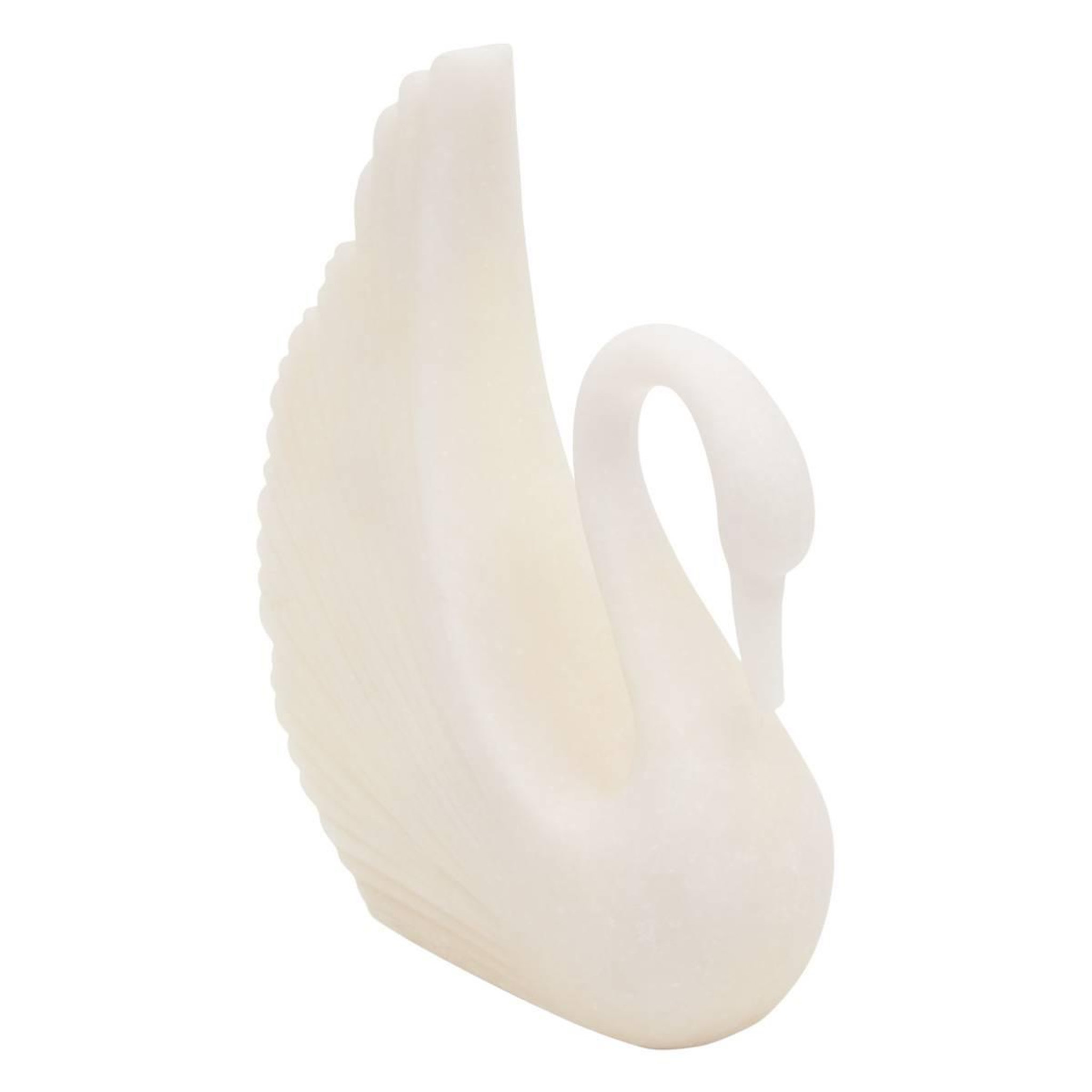 ATMOSPHERA Statuette déco cygne  casey  18cm blanc