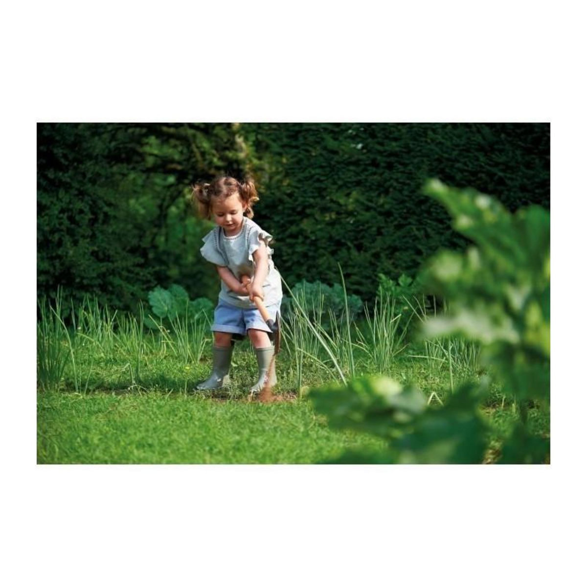 Ecoiffier Filet de 3 grands outils de jardin - ECOIFFIER - 4338 - Préparons la terre - 70 cm