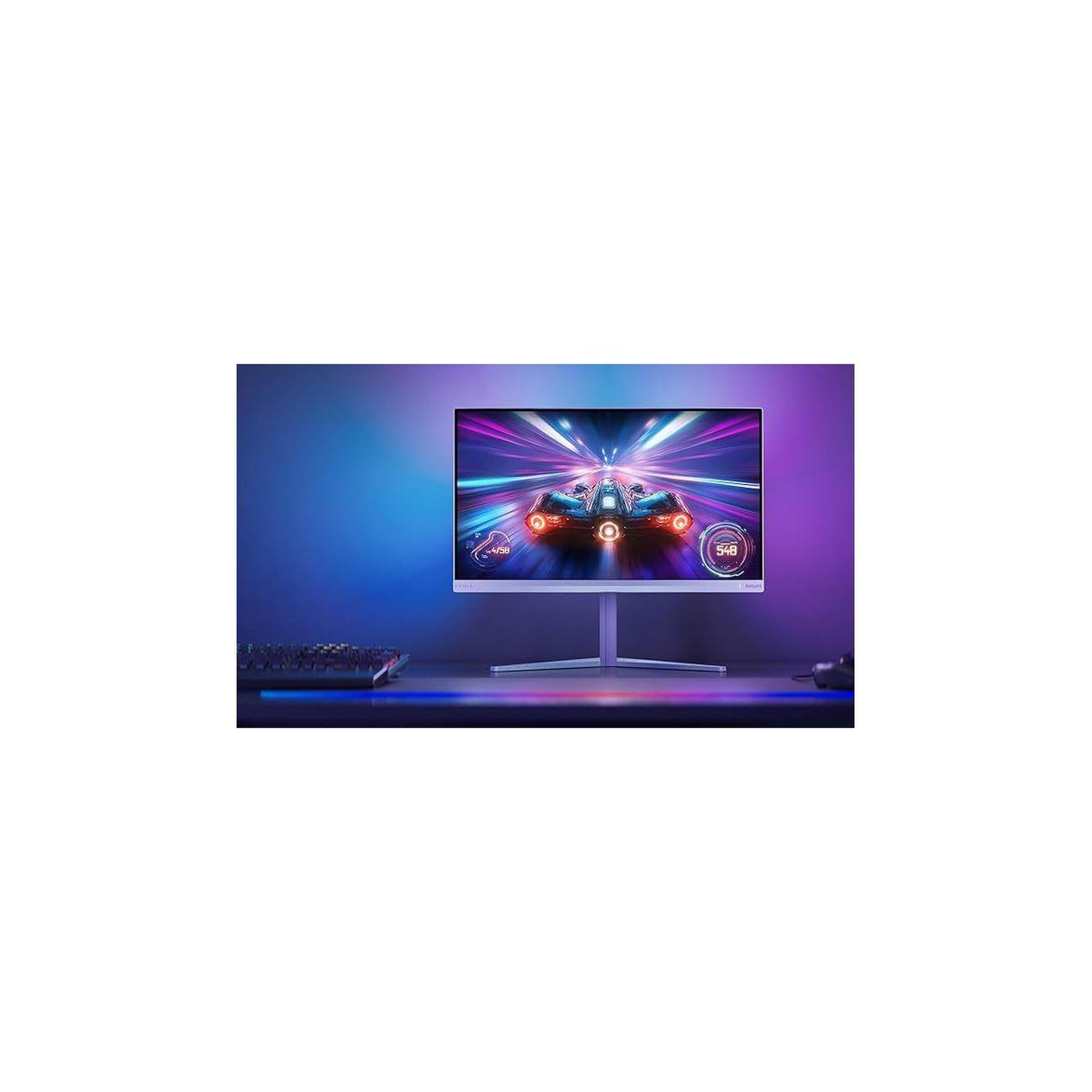Voir la diapositive 2 : Philips Ecran pc gamer evnia 27m2n5901a 27  4k 320hz fast ips hdr 400 hdmi 2.1 usb-c 65w ambiglow