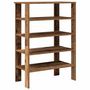 Voir la diapositive 2 : VIDAXL Etagere a chaussures vieux bois 61x32x87,5 cm bois d'ingenierie