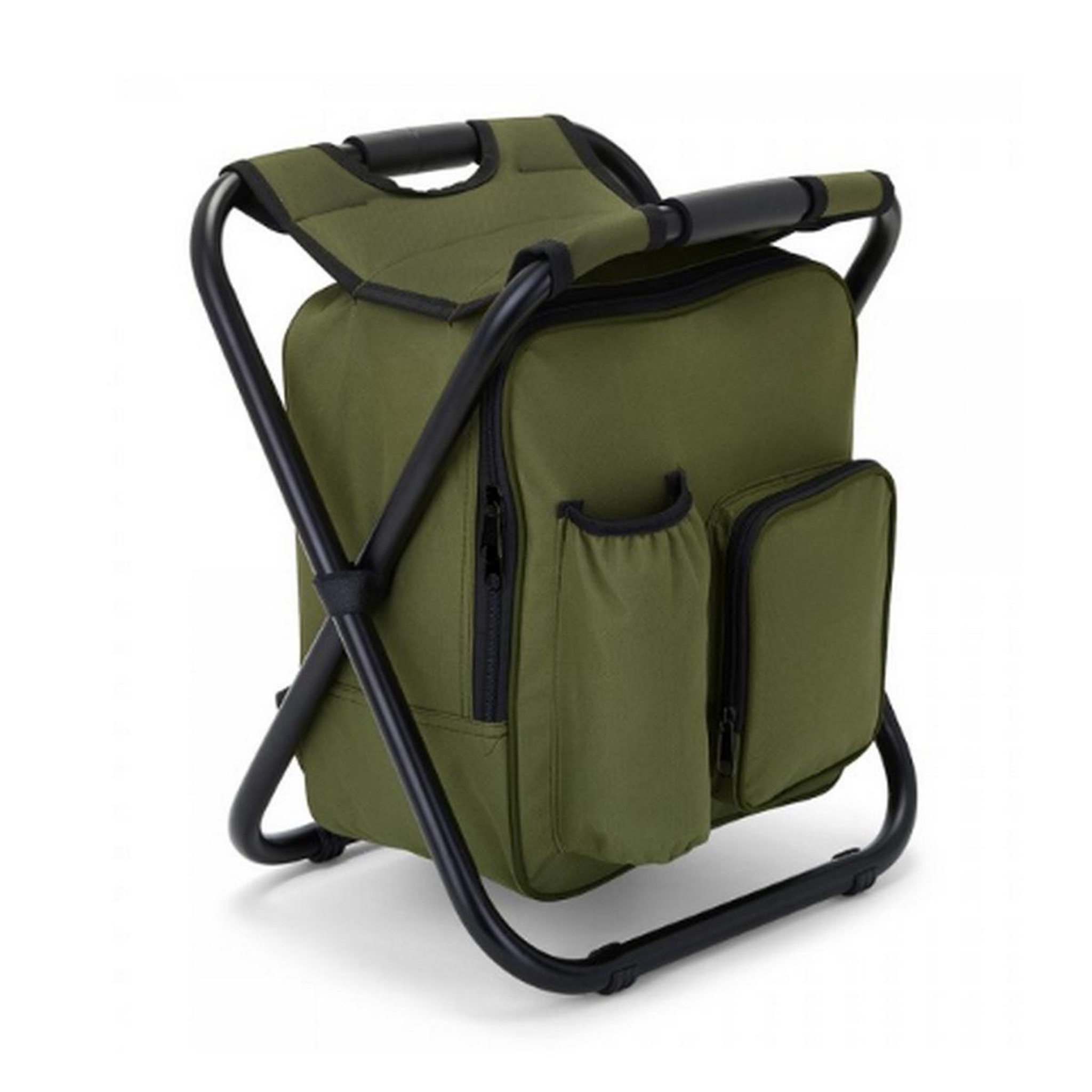 Voir la diapositive 2 : LIVOO Chaise sac à dos isotherme 15l 150kg vert - sep140