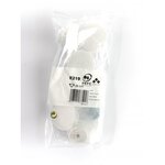 CENTRALE BRICO Lot de 6 boutons de meuble Rond bois laquée H.22 x l.39 x P.39 mm