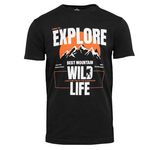 Best Mountain T shirt  arine Foncé Homme Best  ountain 2008. Coloris disponibles : Noir