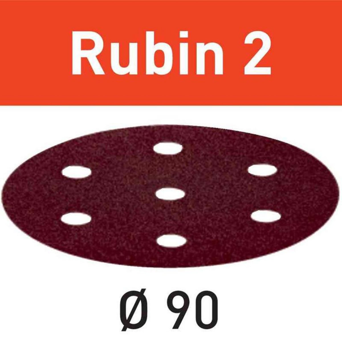 FESTOOL Abrasifs RUBIN 2 STF D90 6 P150 RU 50 FESTOOL 499082