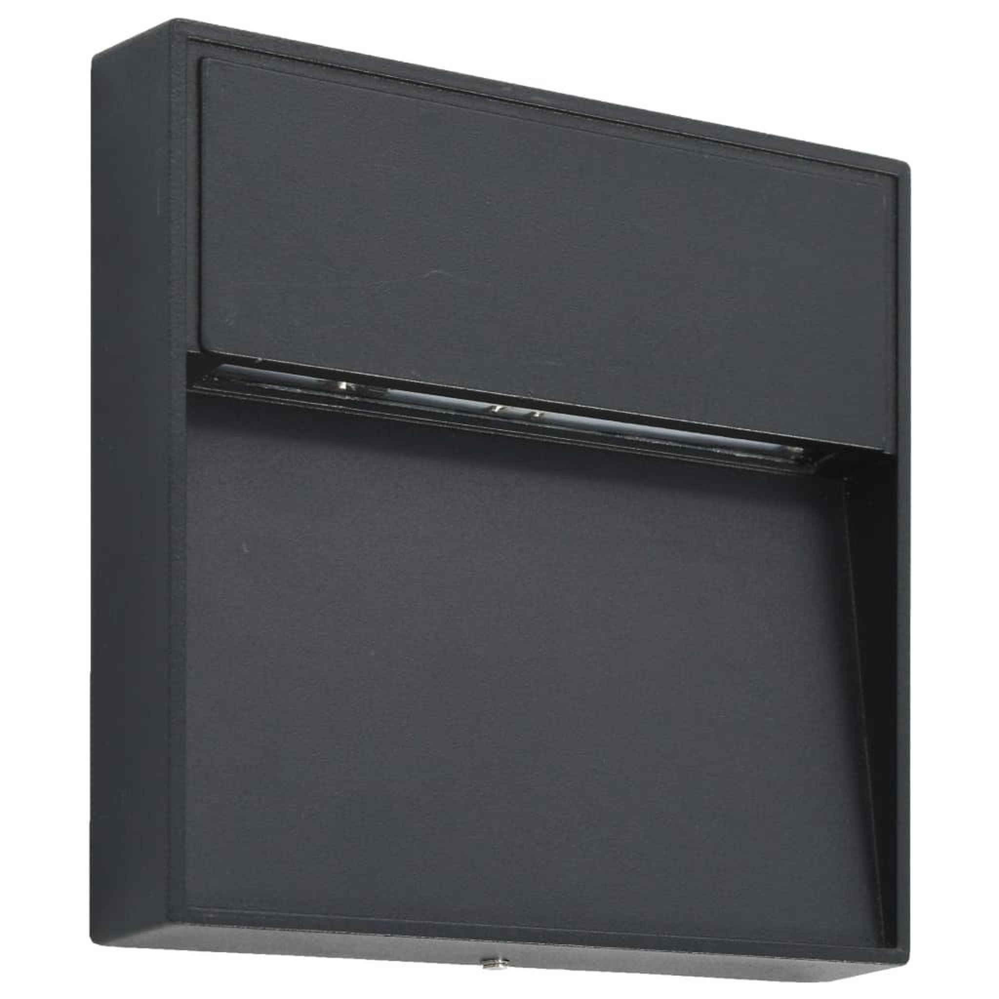 Voir la diapositive 3 : VIDAXL 2 pcs Appliques murales LED d'exterieur 3 W Noir Carre