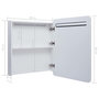 Voir la diapositive 6 : VIDAXL Armoire de salle de bain a miroir LED 68x9x80 cm