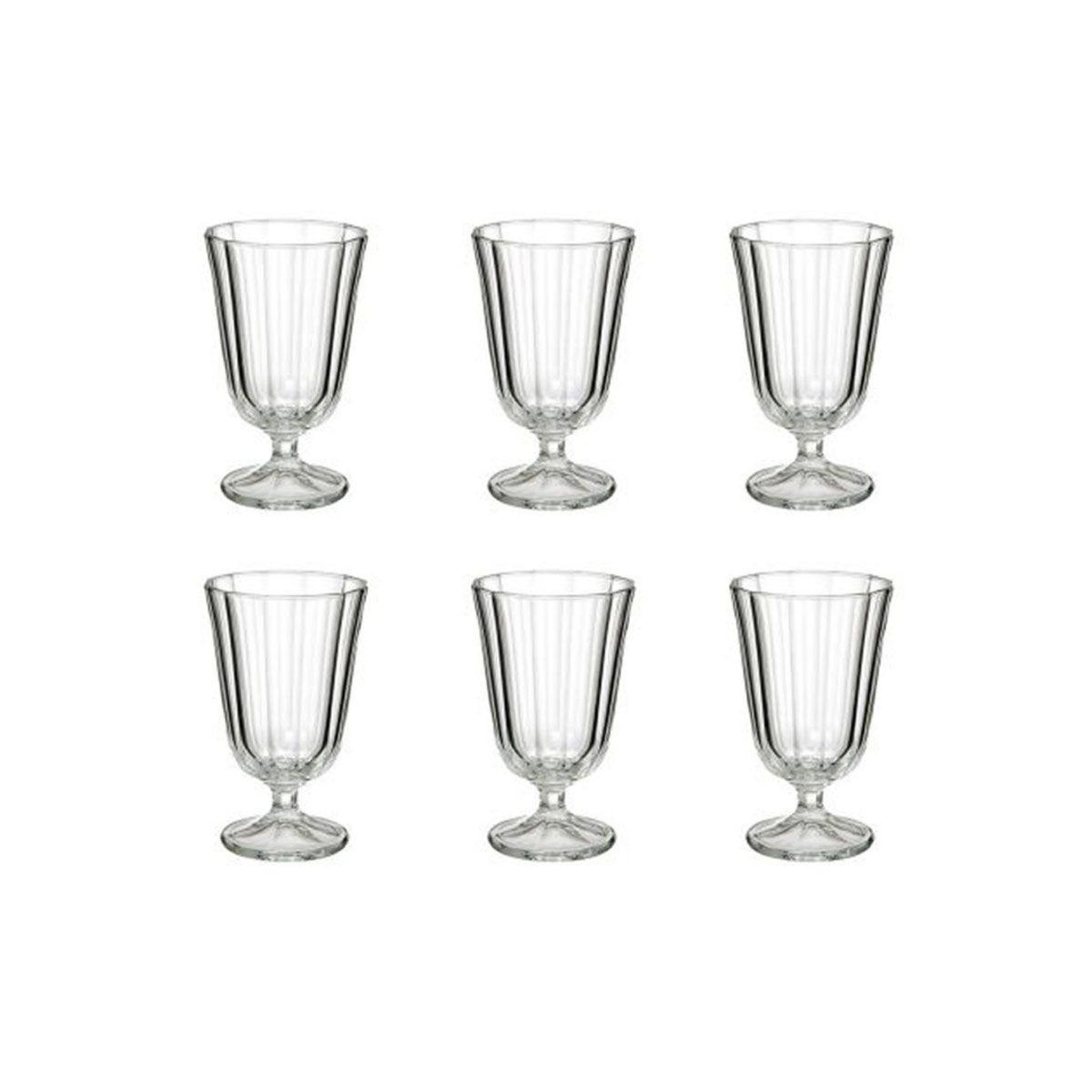 SECRET DE GOURMET Lot de 6 verres à vin  julia  25cl transparent