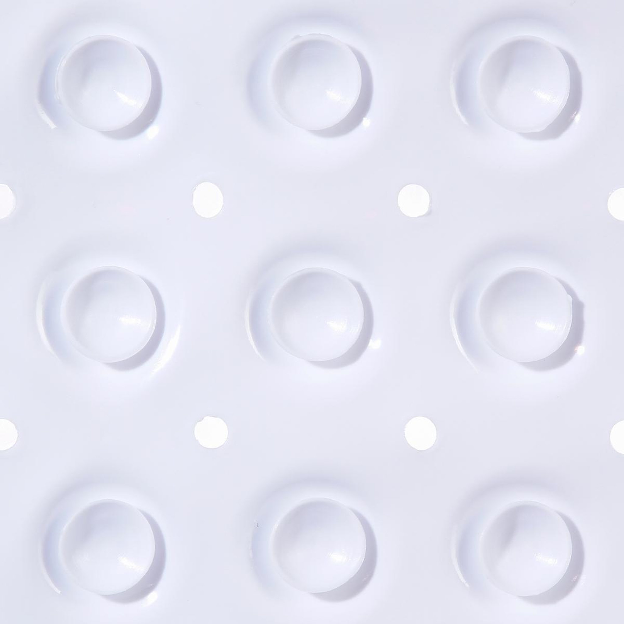 Voir la diapositive 2 : B BASIC & CO Fond de douche pvc  anti-dérapant  53x53cm blanc