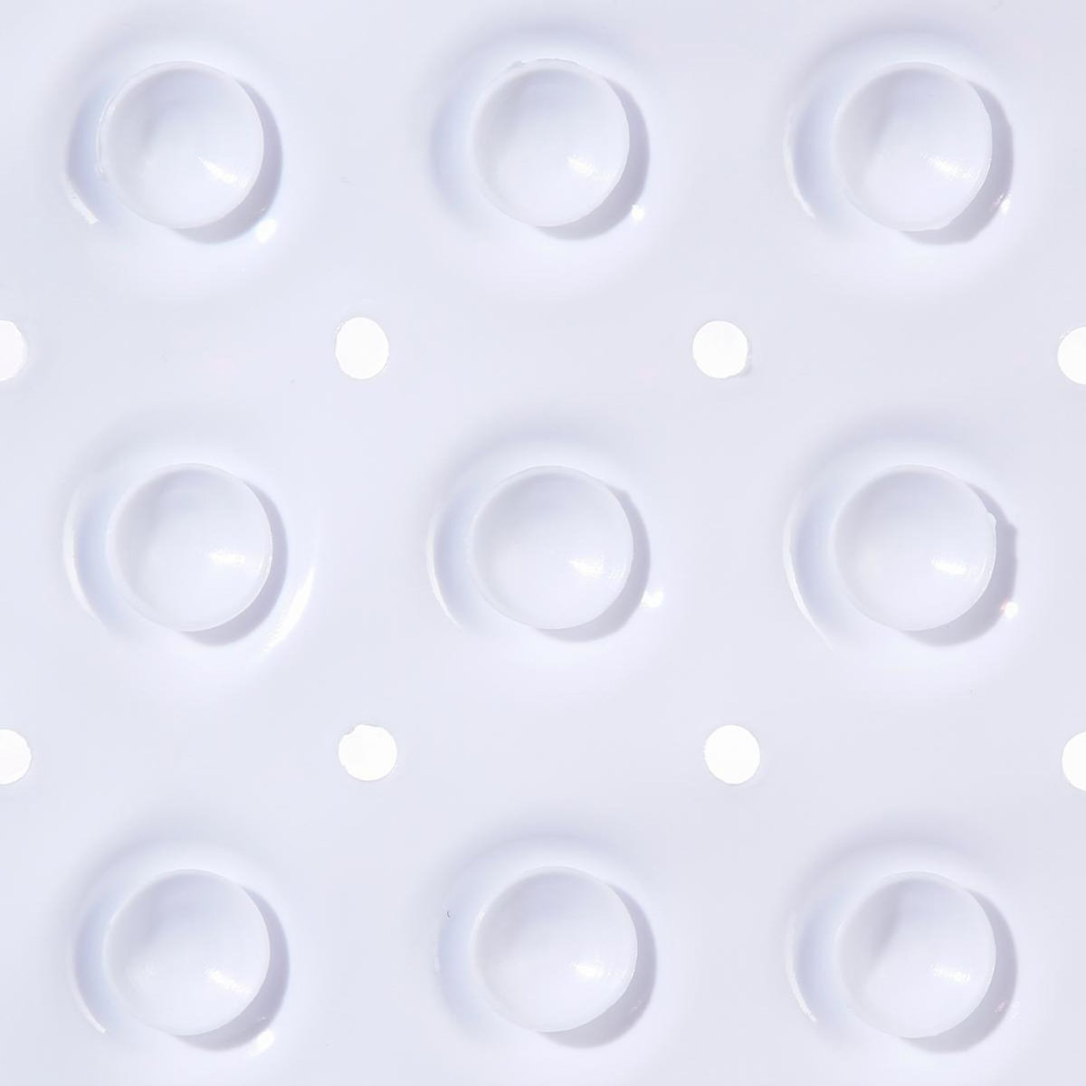 B BASIC & CO Fond de Douche PVC  Anti-Dérapant  53x53cm Blanc