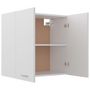Voir la diapositive 5 : VIDAXL Armoire suspendue Blanc 60x31x60 cm Bois d'ingenierie