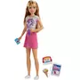 BARBIE Skipper Babysitters - Poupée + accessoires Cornet de glace - Barbie