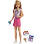 BARBIE Skipper Babysitters - Poupée + accessoires Cornet de glace - Barbie