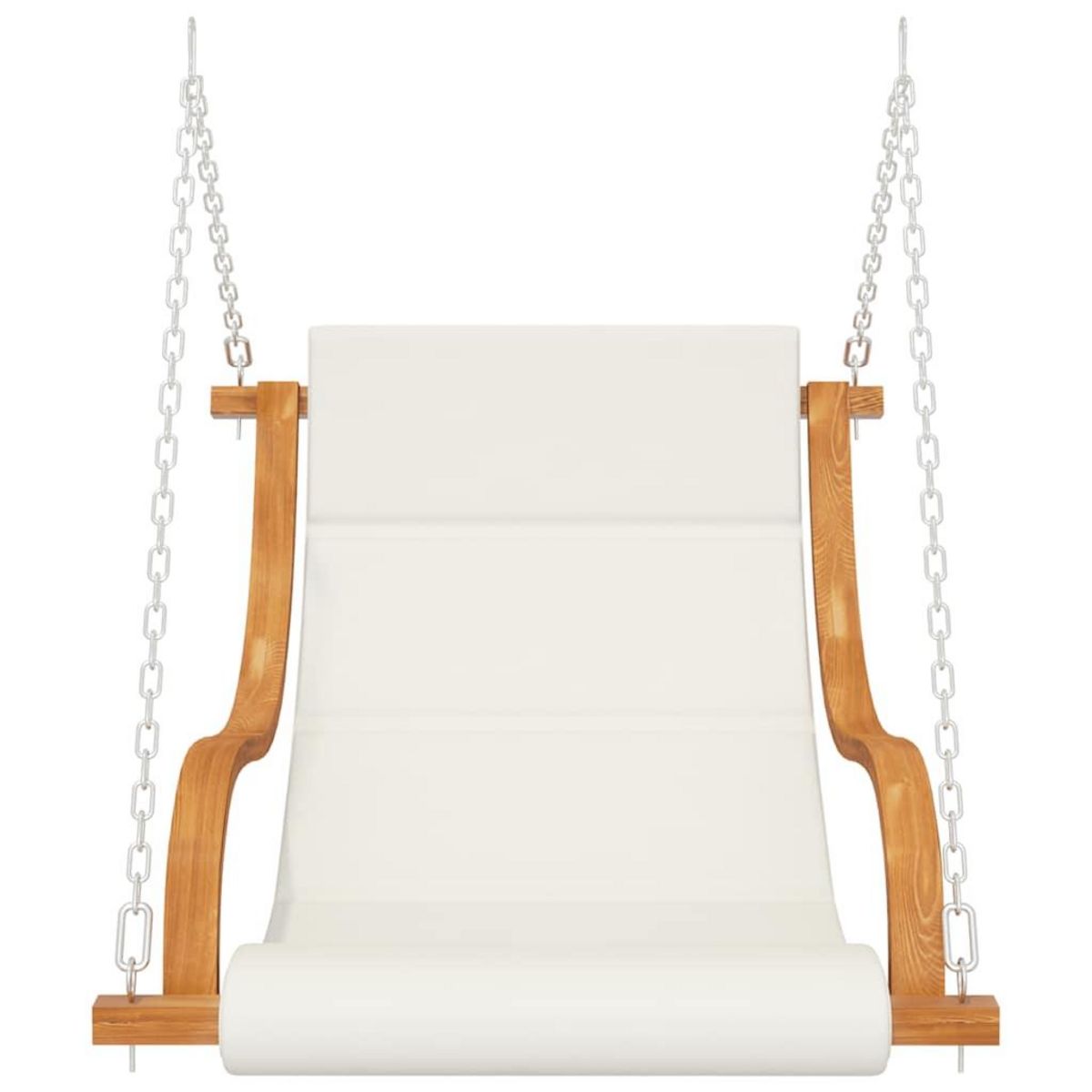 VIDAXL Balancelle sans balançoire et coussin Bois courbe