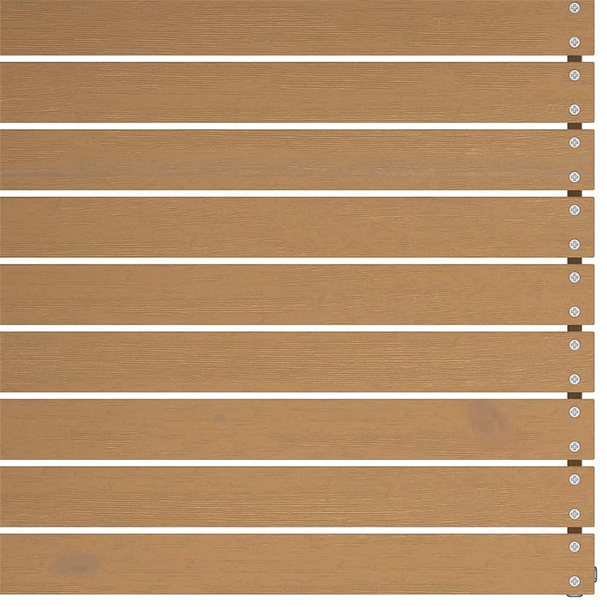 Voir la diapositive 4 : VIDAXL Canape central de jardin marron miel bois de pin massif