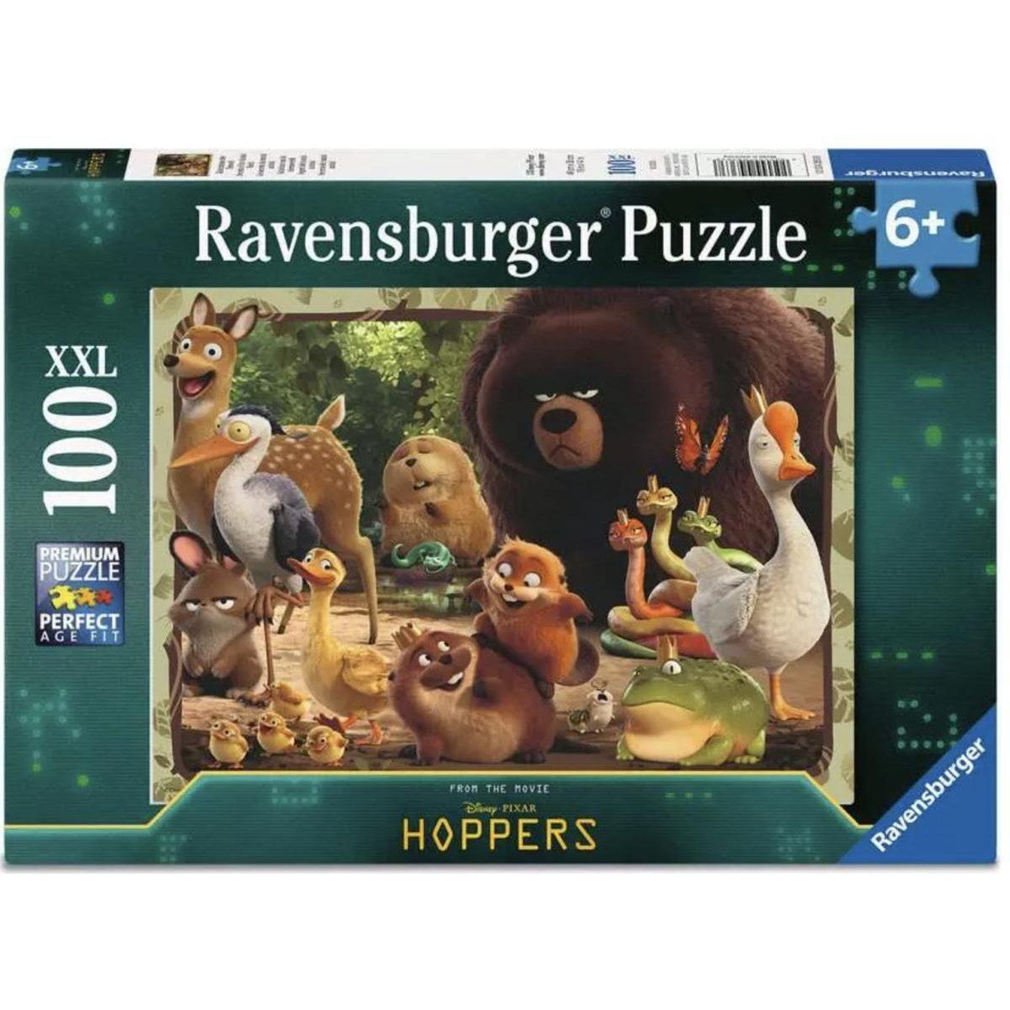 RAVENSBURGER Puzzles Enfants 100 XXL pieces - Les secrets du monde animal