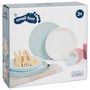 Voir la diapositive 2 : SMALL FOOT Small Foot - Wooden Cutlery Set with Placemats, 15pcs. 12245